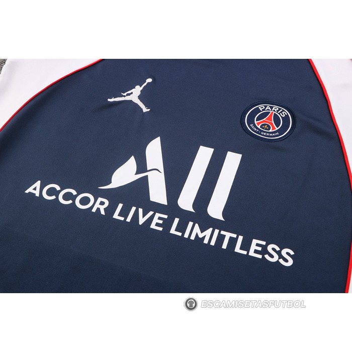 Chandal del Paris Saint-Germain Jordan Manga Corta 22-23 Azul - Pantalon Corto